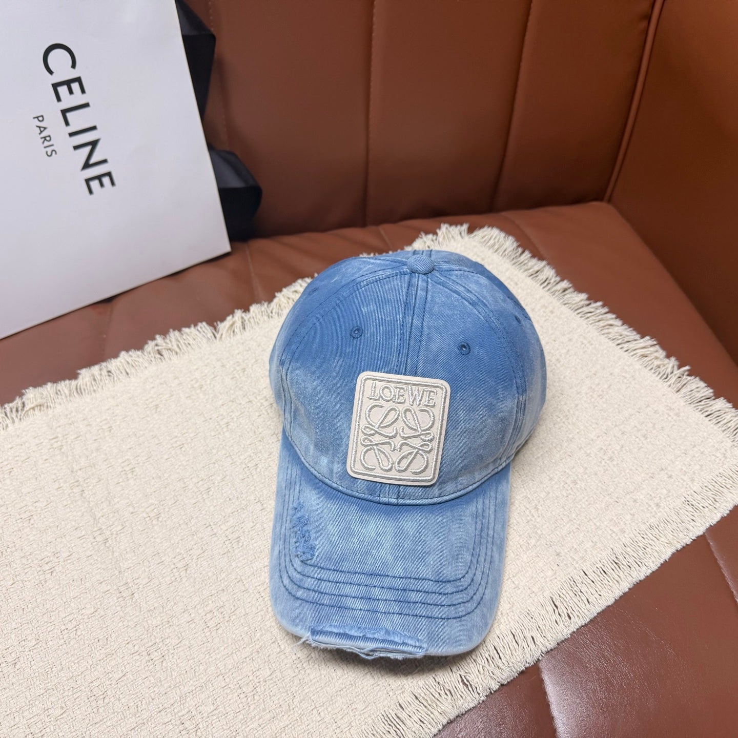 LV Washed Baseball Cap Details Baseball Cap