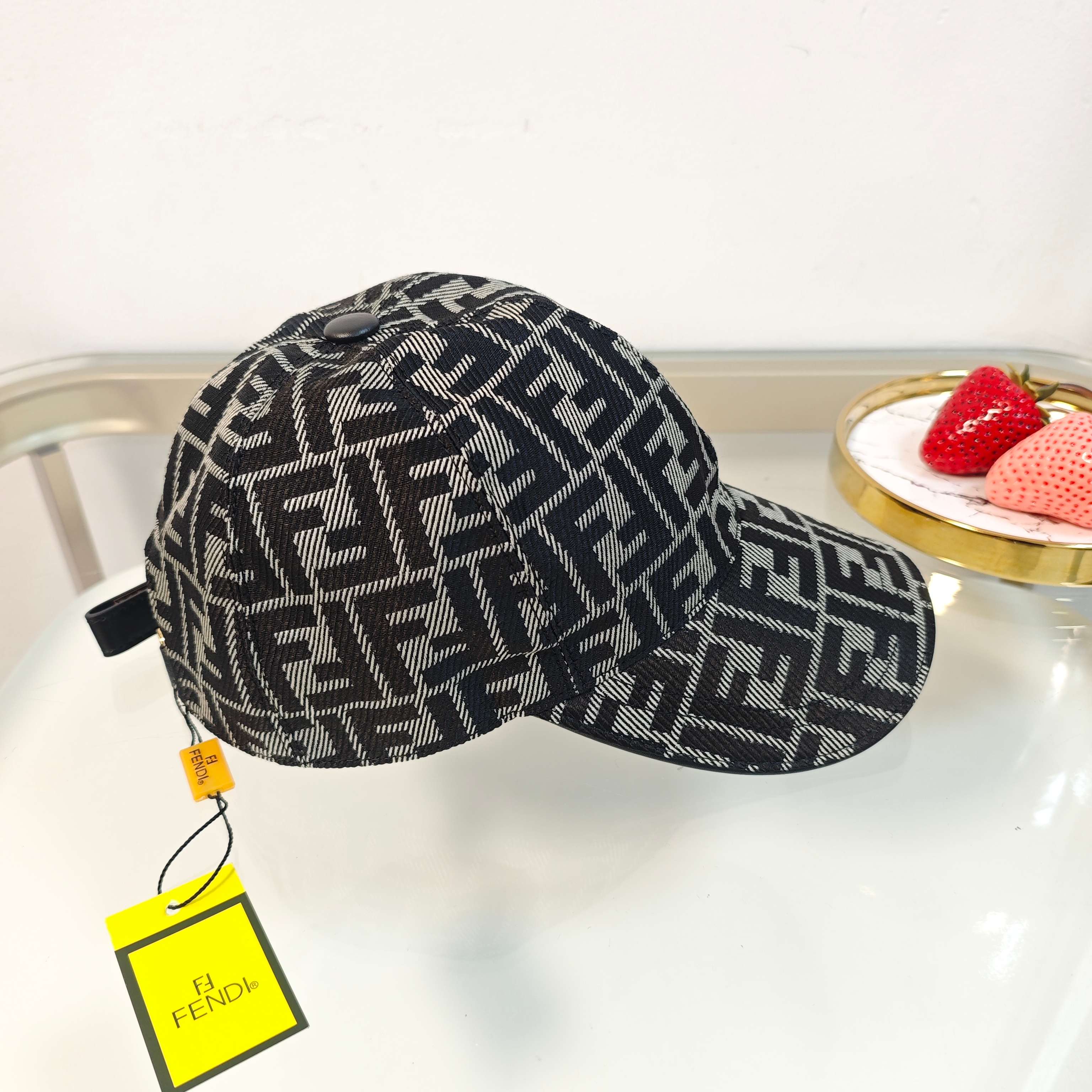 Fendi Embroidered Baseball Cap